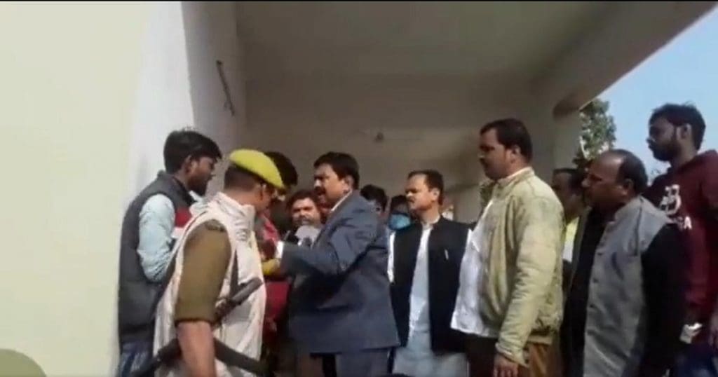 Video | Minister Ajay Mishra manhandles journalist over question about jailed son