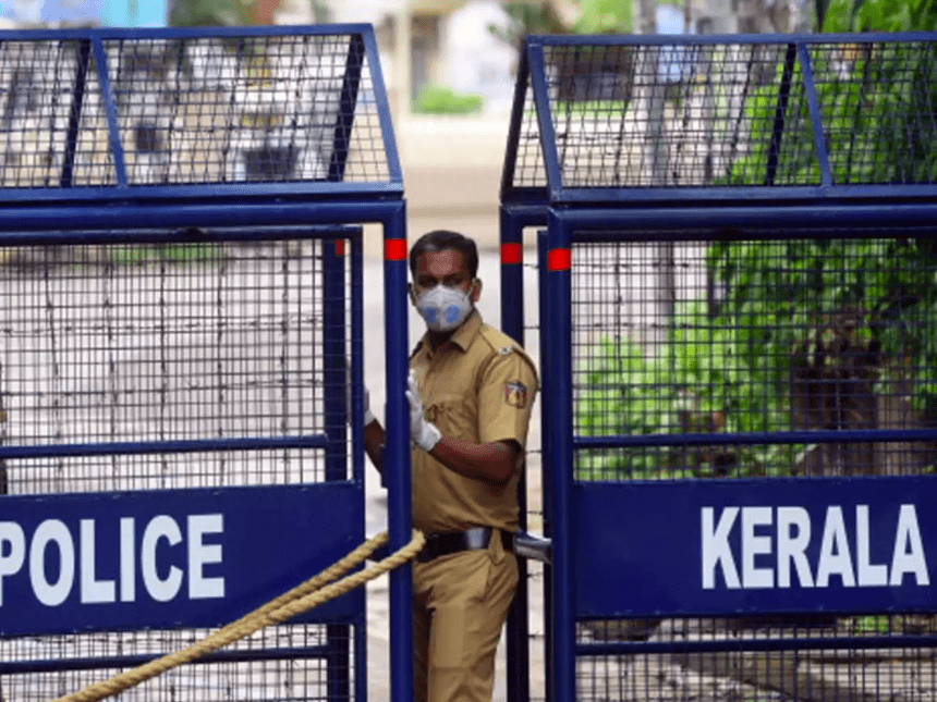 Kerala police label protesting Congress leaders 'terrorists'