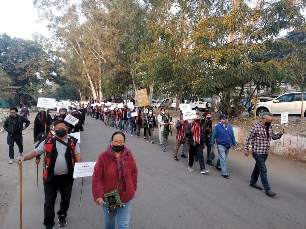 Nagaland: Hundreds walk 75 km for AFSPA repeal