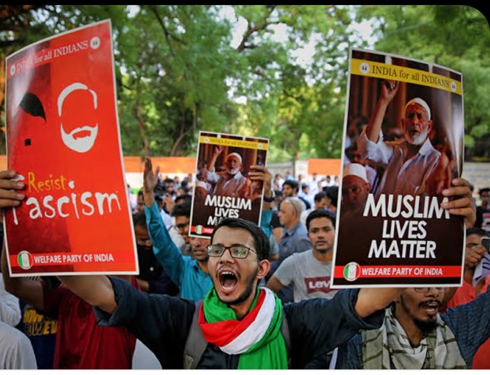 protest against lynching of muslims