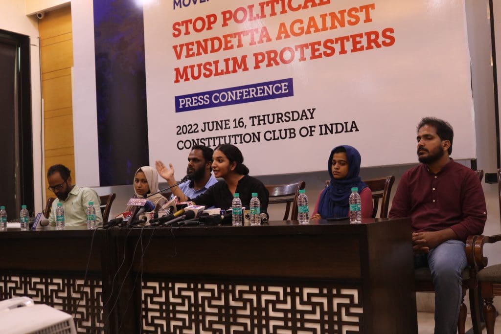 The student leaders were speaking at a press conference organised by the Fraternity Movement in the national capital.
