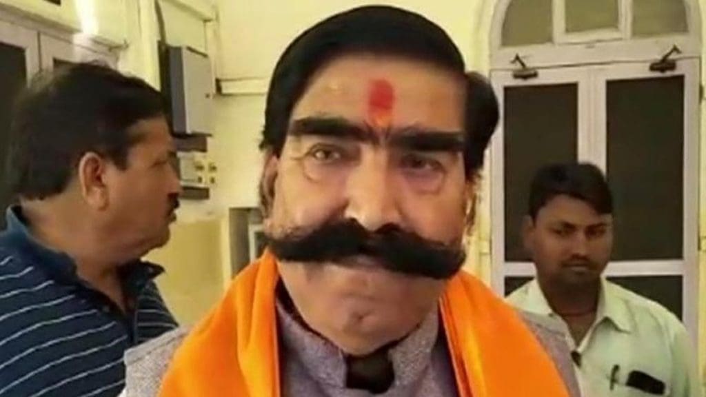 Rajasthan BJP leader caught on camera